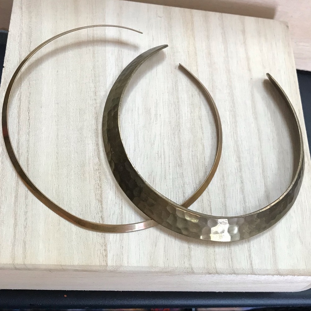 Bronze choker necklace set